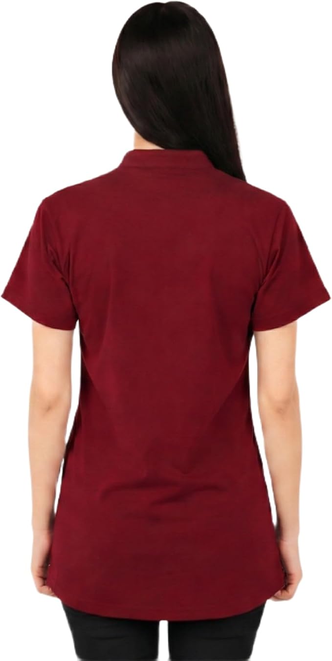 USBD Post Mastectomy Shirt with Drain Pockets Band Collar Post Op Recovery Tops