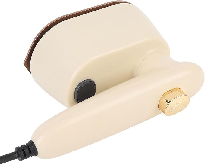 Handheld Steam Iron with Long Cord, Compact Lightweight Ironing Machine, 120ml Water, No Wrinkle Clothes Remover for Travel, Home, Dorm (US Plug 110V 50Hz)