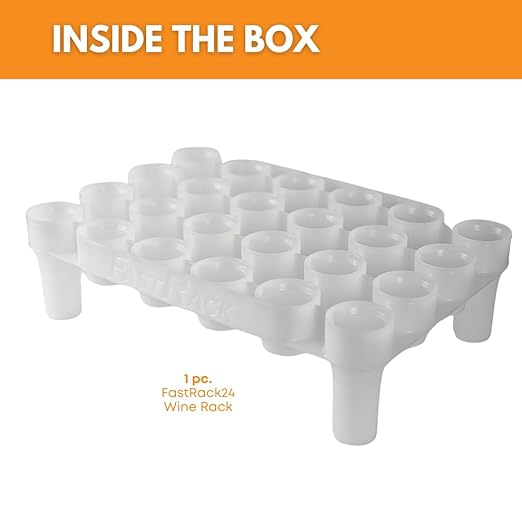 FASTFERMENT - frb1 FastFerment FRBB-24 Bottle Drying Rack, FastRack24, White