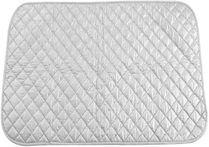 Magnetic Ironing Mat Blanket, Ironing Mat with Silicone Pad Heat Resistant Ironing Blanket Thick Portable Travel Ironing Pad for Home(02)