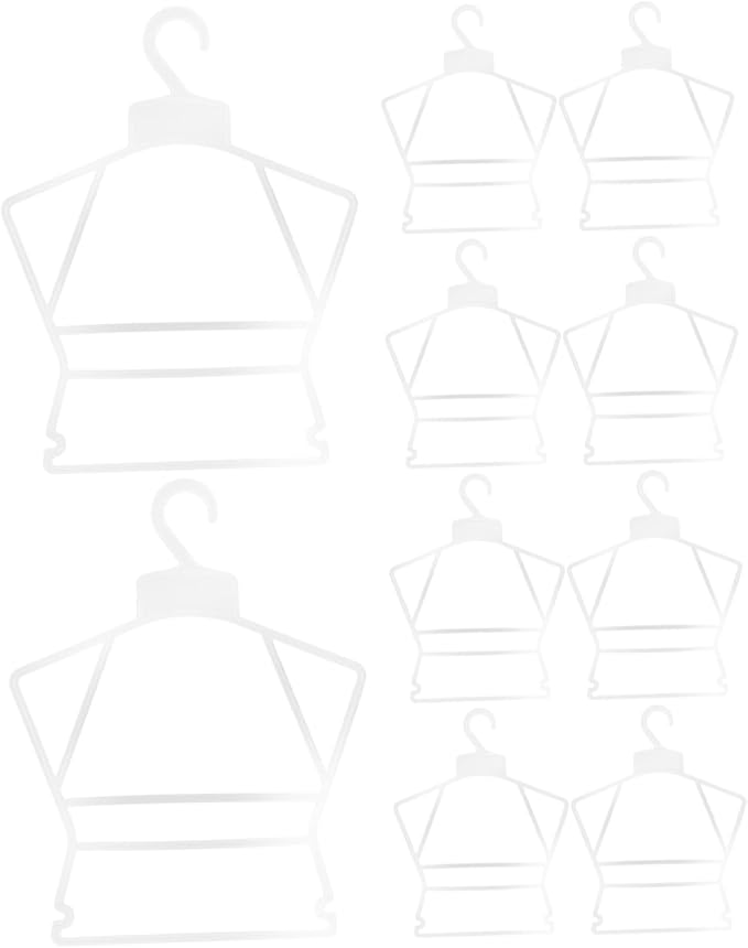 Baby Clothes Hangers 12-Pack Plastic Kids Clothes Drying Racks Infant Shirts Suits Swimwear Non-Slip Space Saving Wardrobe Organizer