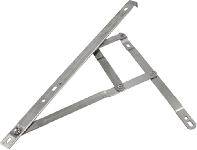 16" Length Clothes Hangers Foldable 4 Bars Stainless Steel Casement Awning Children's Clothes Hangers Window Hinge