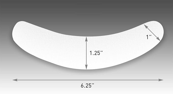 White Pastor Shirt Label Collar Insert 160X30X0.7MM(3Pieces)