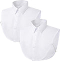 Fake Collar for Women, Detachable False Pointed Faux Shirt Collars for Office Casual Formal Outfits Graduation Daily