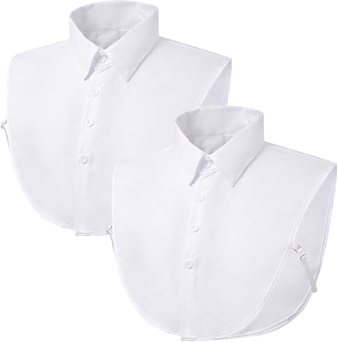 Fake Collar for Women, Detachable False Pointed Faux Shirt Collars for Office Casual Formal Outfits Graduation Daily