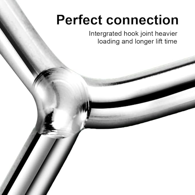 Koja Premium 16.5 inch 304 Stainless Steel 4.0mm Clothes,Coat Hangers with Hooks, Heavy Duty Metal Hangers, Non-Slip, Space-Saving, Durable Closet Organizer for Shirts, Jackets, Suits, Pants 10-Pack