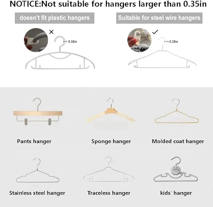 Clothes Hanger Connector Hooks, 80PCS Sturdy Mini Cascading Hanger Hooks, Thickened 20lbs Space Saving Closet Hanger Organizer, Hanger Extender Clips, Hanger Connection Hooks for Closet（Black）