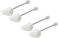 FONHERILI WAJJ 2 Pairs Practical Adjustable Length Men Shoe Tree Stretcher Holder Shaper Support(Spring Men White)