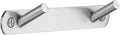 Smedbo B1062 Double Coat Rack, Brushed Stainless Steel