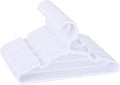 60 Pack White Kids Hangers 11.6 Inch - Baby Clothes Hangers for Toddler & Child, Durable Plastic Children's Hangers for Closet, Pants, Coats, Skirts (Non-Slip, Space-Saving)