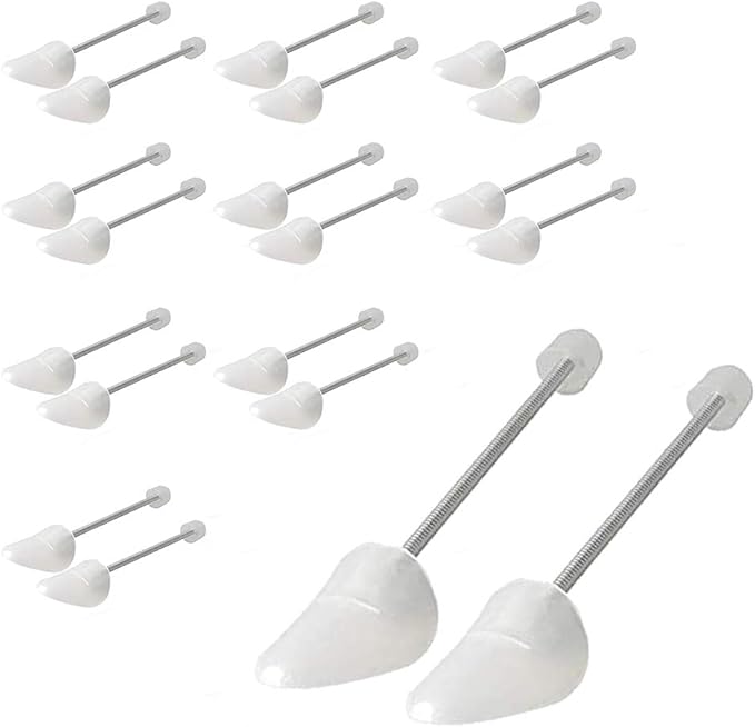 FONHERILI WAJJ 10 Pairs Practical Adjustable Length Women Shoe Tree Stretcher Holder Shaper Support(Spring Women White)
