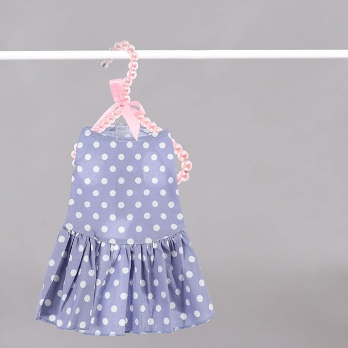 Baby Hangers Kids Hangers 5pcs Pearl Beads Clothes Hangers Beaded Clothes Hangers Dress Pants Hanger Closet Coat Hangers for Kids Pet Dogs Baby Hangers Kids Hangers