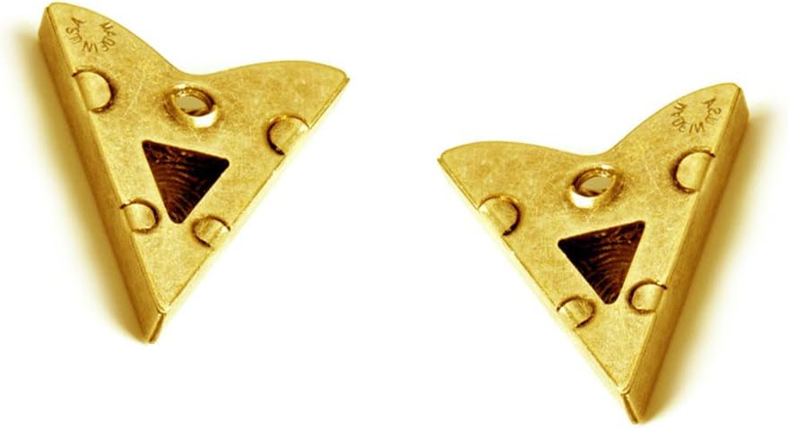 White Stone Collar Tips - Silver Finish - Western Collar Tip - Dress Shirt Collar Stays - Collar Stays for Men & Women