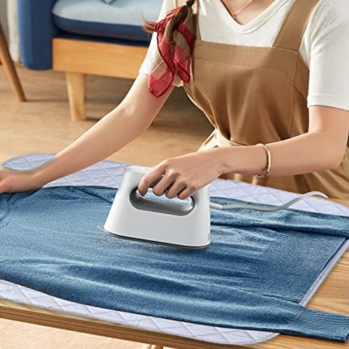 Ironing Mat, Magnetic Ironing Mat Blanket, Heat and Scorch Portable Travel Iron Board Mat for Washer, Dryer, Table Top (17.7 x 33.5in)