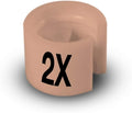 Printed Colored Hanger Size Markers - 100pcs/bag (2X)