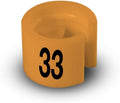 Printed Colored Hanger Size Markers - 100pcs/bag (33)