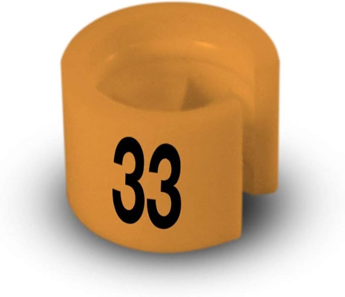 Printed Colored Hanger Size Markers - 100pcs/bag (33)