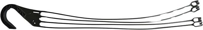 Replacement 4 Strand Plastic Hangers for 12" Hanging Baskets - Set of 5 (Olive Green)