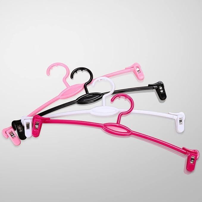 Homoyoyo 15pcs Shop Bra Home Rosy Trousers Skirt Clothes Laundry Clips Hangers Simplicity Coat Underwear Support Panties Dresses Drying for Rack Practical Pants with Holder Plastic