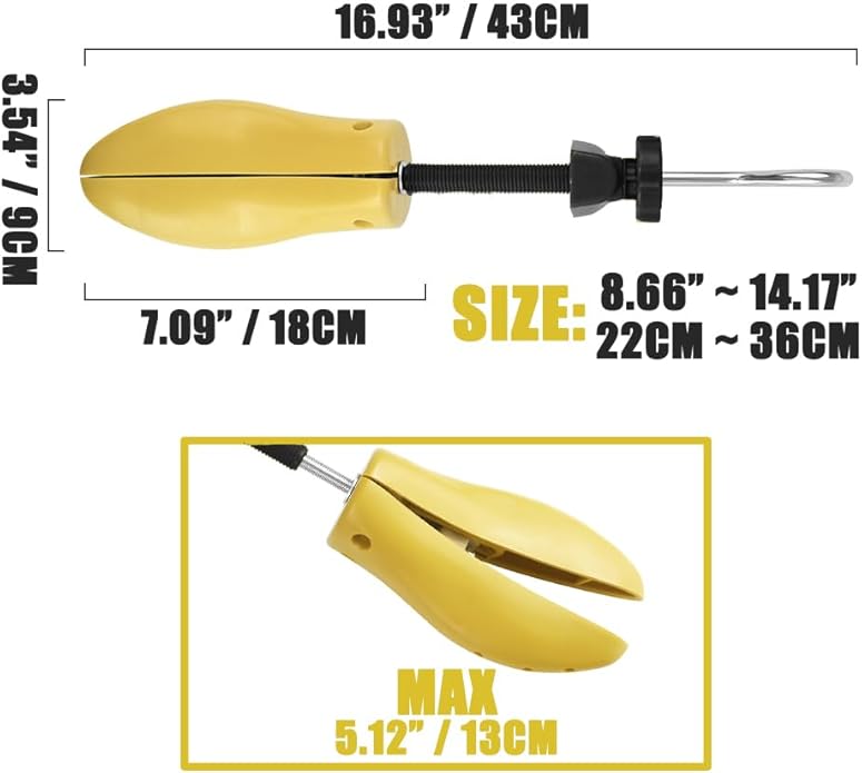 Shoe Stretcher Men Wide Feet Widener Expander Adjustable Length Men Shoe Tree Holder Shaper Support