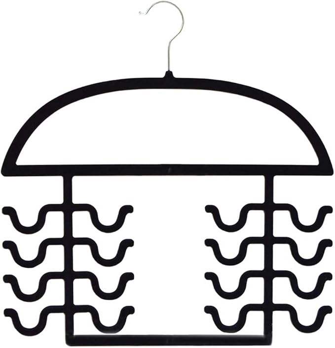 Dr. Organizer's '2 pc set Soft Touch/Velvety Closet Organizer Hangers for Tanks Tops, Bras, Dresses, Bathing Suits, Cami Tops, Belts Scarfs, USA Patented