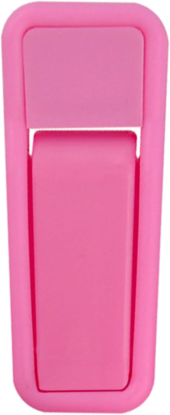 Premium Heavy Duty ABS Plastic Slim-line Hanger Set of Finger Clips for Velvet Hangers - 20 Pack (Pink)