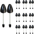 FONHERILI 10 Pairs Practical Spring Length Shoe Tree Stretcher Boot Holder Shaper Support (Spring Black Women)