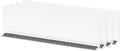 MECCANIXITY L Type Shelf Dividers, PVC Clear Closet Shelf Separator Organizer Clapboard for Cabinet Supermarket with Magnetic Strip 40 x 4 x 12cm Pack of 4