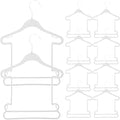 CHILDWEET Baby Clothes Hangers Set Lightweight Plastic Toddler Hangers for Kids Clothing Anti-Skid Design for Closet Organization Perfect for Baby Clothes and Small Garments