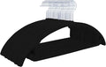 Velvet Hangers Non-Slip Hangers Premium Suit Hangers Ultra Thin Space Saving 360 Degree Swivel Hook Clothes Hangers for Suits,Coats,Jackets,Pants,Dress,Shirts (Pack of 48, Black)