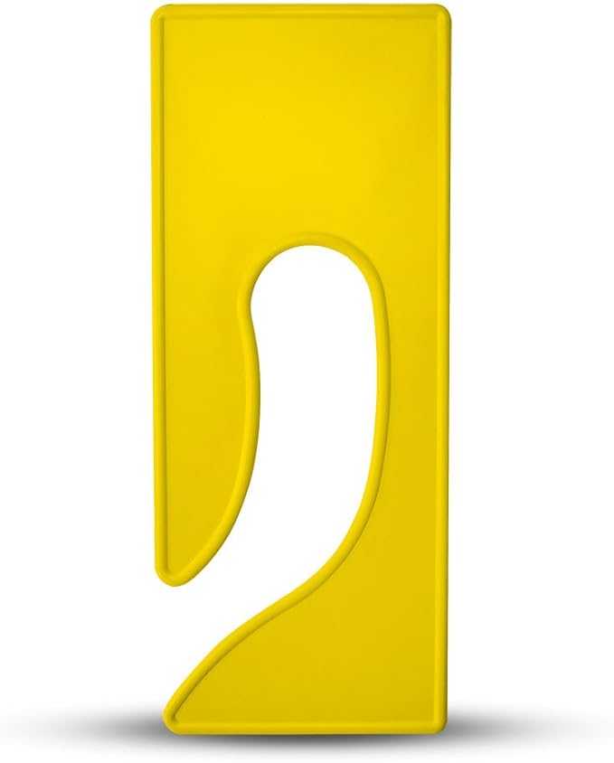 Blank King Rectangle Dividers and Quantities (100, Yellow)