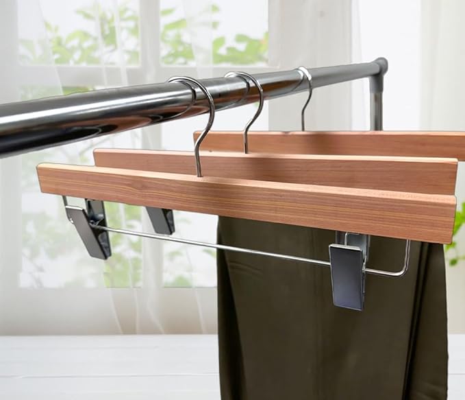 Cedar Elements Luxury Cedar Pant Hangers/Skirt Hangers -12/Box