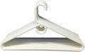Heavy Duty Tubular Cloth Hangers Jumbo Plastic Adult Cloth Coat Suit Closet Organization Hanger - White (10)
