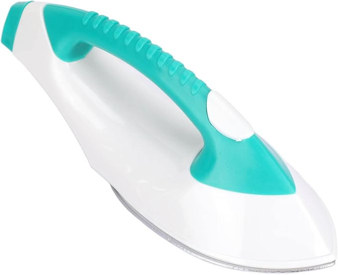 Portable Travel Iron for Crafts Quilting, Mini Fast Heat Lightweight Heat Press Iron, Easy Handheld Electric Iron for Beads Patch Clothes, DIY Shoes, T shirts, for Home, Travel