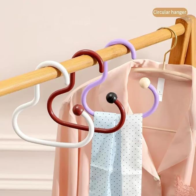 3PCS Bra Hanger for Thick Plastic Closet, Tank Top Organizer 3 Heart Hooks Capacity Space Saving Hanger Closet Organizers and Storage for Tank Top,Hats,Scarf etc. (Multi Heart,3)