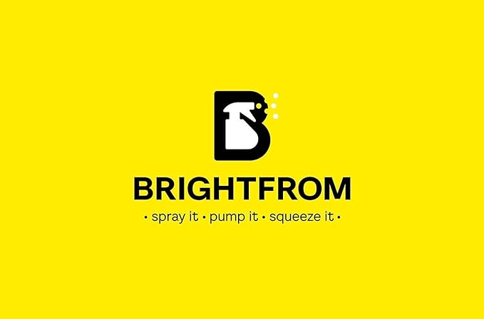 BRIGHTFROM Fine Mist Spray Bottles 8 oz, Empty Refillable Containers - Essential Oils, Disinfectant Spray, Water - Pack of 3