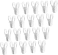 20pcs Hanger Clip Sock Fixing Clips Non-Skid Clothespin Clips Socks Clips Towels Clips Plastic Clothes Clips Quilt Clamp Laundry Pegs Clothespins Clothing Peg Windproof Clothespin