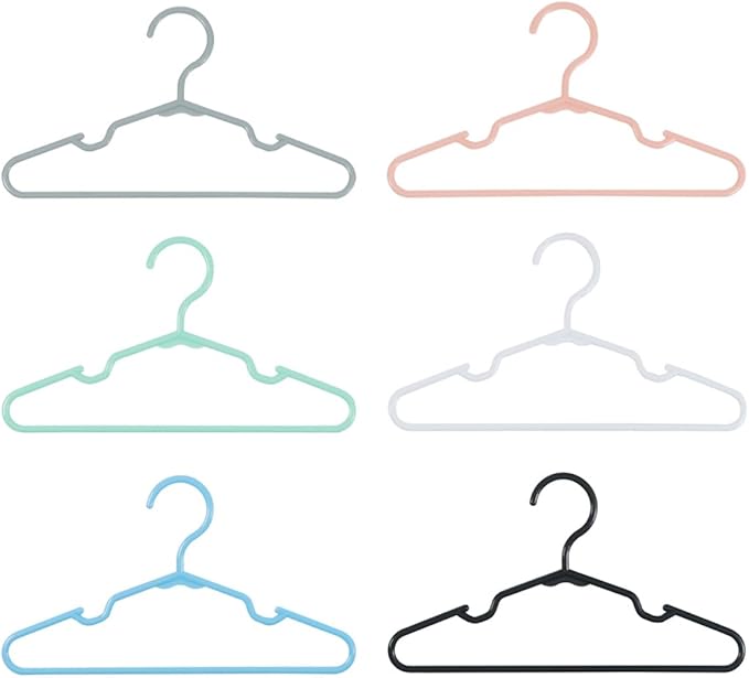 120 pcs Baby Nursery Closet Hangers,Non-Slip Laundry Infant Pant Hanger for Newborn Clothes,Ultra-Thin Child Coat Hanger for Girl Boy Toddler Kids