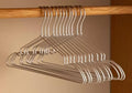 Premium Matte Silvery Aluminum Coat Hangers 20 Pack, 16.2” Extra Smooth & Durable Metal Shirt Dress Hanger,Aluminum Alloy Hanger,Clothing Support,Clothing Hang