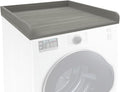 Washer Dryer Countertop Only, 27.5" x 27.5" Laundry Room Countertop for Folding, Washer and Dryer Countertop Single with Non-Slip Pads, Easy Install Washer and Dryer Topper with Edge Rails Gray