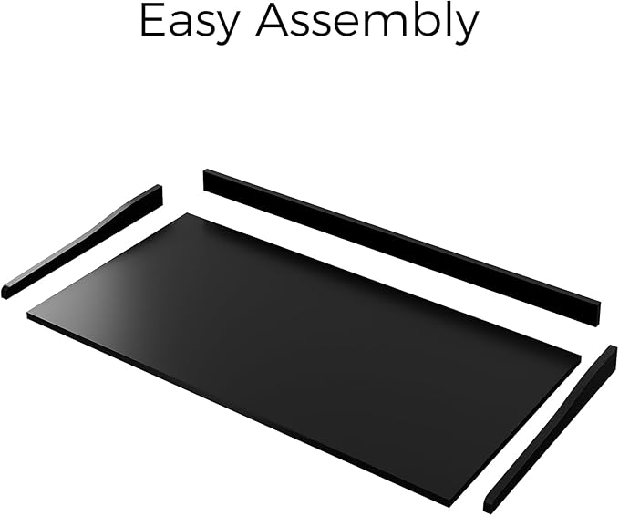 Washer Dryer Countertop, 54" W x 27.5"D Washer Dryer Topper with Non-Slip Mat, Laundry Countertop Organizer for Folding Clothes, Black