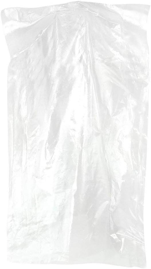 Pack of 50 Garment Bag,Transparent Suit Bag,Clothing Cover,Gown and Dress Storage Bag (60 × 90 cm)