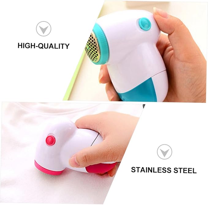 3Pcs Electric Lint Remover Hair Trimmers Assorted Colors Multi Functional Shavers for Clothes Sweater Fuzz Depiller Shaver