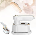 Handheld Portable Steam Iron, 2025 New Travel Steamer Iron, Mini - Portable Ironing Machine Travel Steamer for Clothes Home Dorm (White)