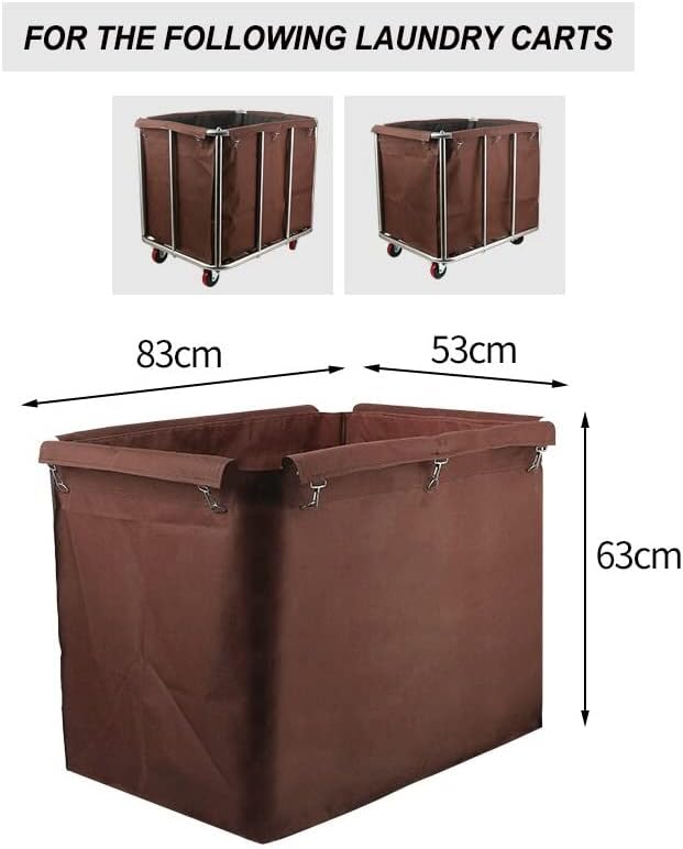 Replacement Liner Bag for Laundry Cart,Removable Waterproof Liner Bag for Rolling Laundry Basket,Oxford Cloth Storage Bags