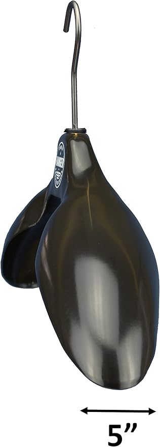 Scuba Drysuit Hanger 'Shoulder Saver' by BAKER HANGER - USA Made - 6 Inch Swivel Hook (Black)