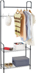 Modern Home Entryway/Mudroom Coat/Hat/Shoe Rack Organizer - Entrance Hall Tree Storage Rack for Jackets, Umbrella, Caps, Backpacks, Scarves and more