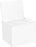 Disposable Face Towel Storage Box Compatible with Facial Towel XL, Acrylic Disposable Face Towelette Holder Container, White