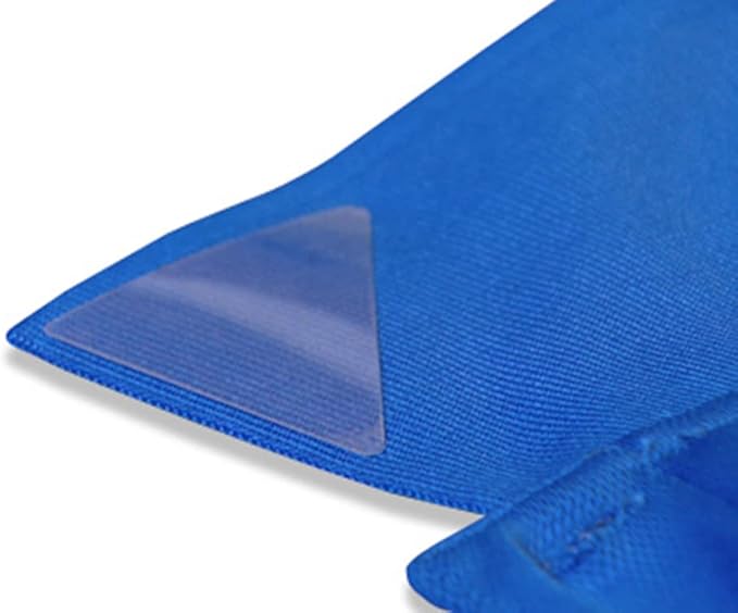 No Curl Collar Polo Shirt Collar Stays (You Choose: Peel-&-Stick or Iron-on)