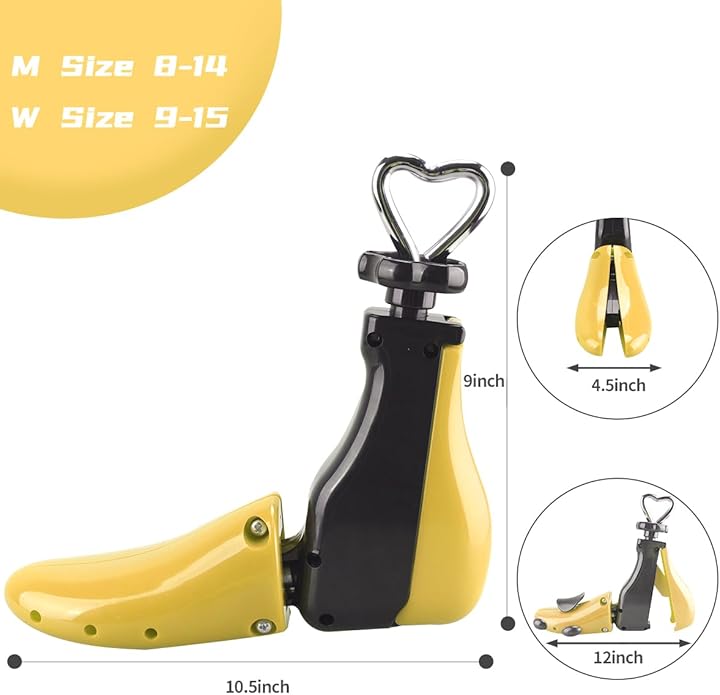 Shoe Stretcher, New Boot Stretcher Women Men, 4-Way Stretchable, for Shaping the Inside of the Shoe.